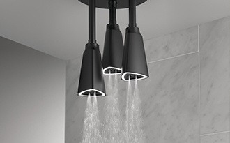 Thumbnail image of LED Pendant Raincan Shower Heads
