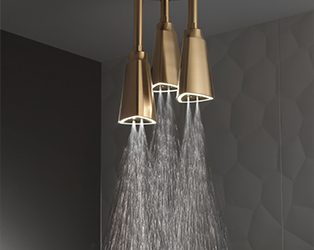 Thumbnail image of LED Pendant Raincan Shower Heads
