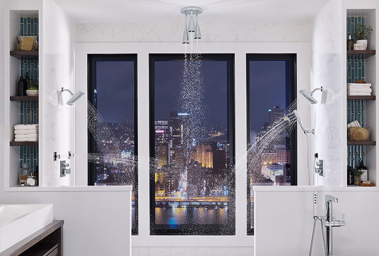 Contemporary design: Modern bathroom and shower design