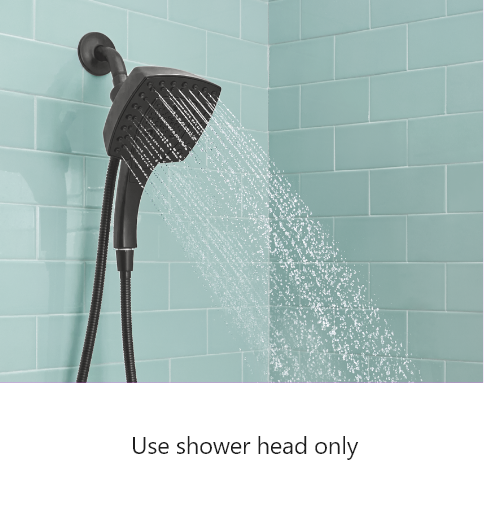use shower head only