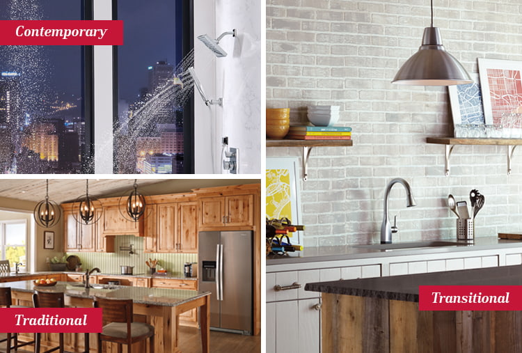 Home design styles: Contemporary, traditional or transitional styles