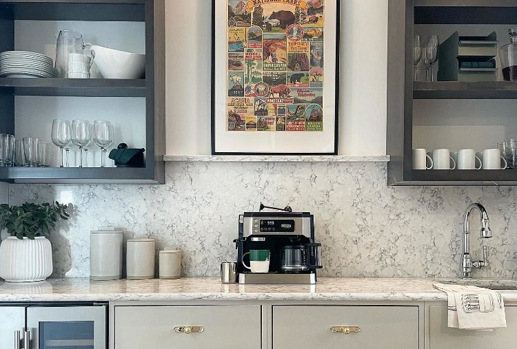 @chadesslingerdesign's at home coffee bar