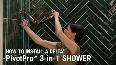 How to Install the Delta® PivotPro™ 3-in-1 Shower