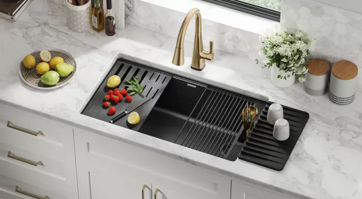 Versatile kitchen sinks help conquer what every day brings