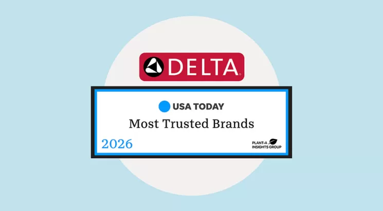 Delta Faucet Named to USA TODAY's Most Trusted Brands 2026